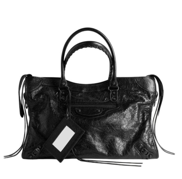 Balenciaga Le City Bag Large In Black