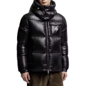 Moncler Montbeliard Hooded Short Down Jacket Black