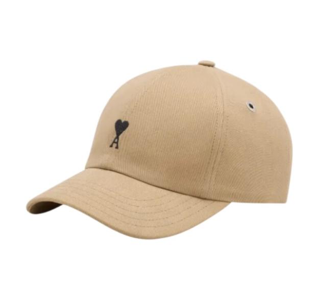 Beige cotton cap with Ami de coeur 