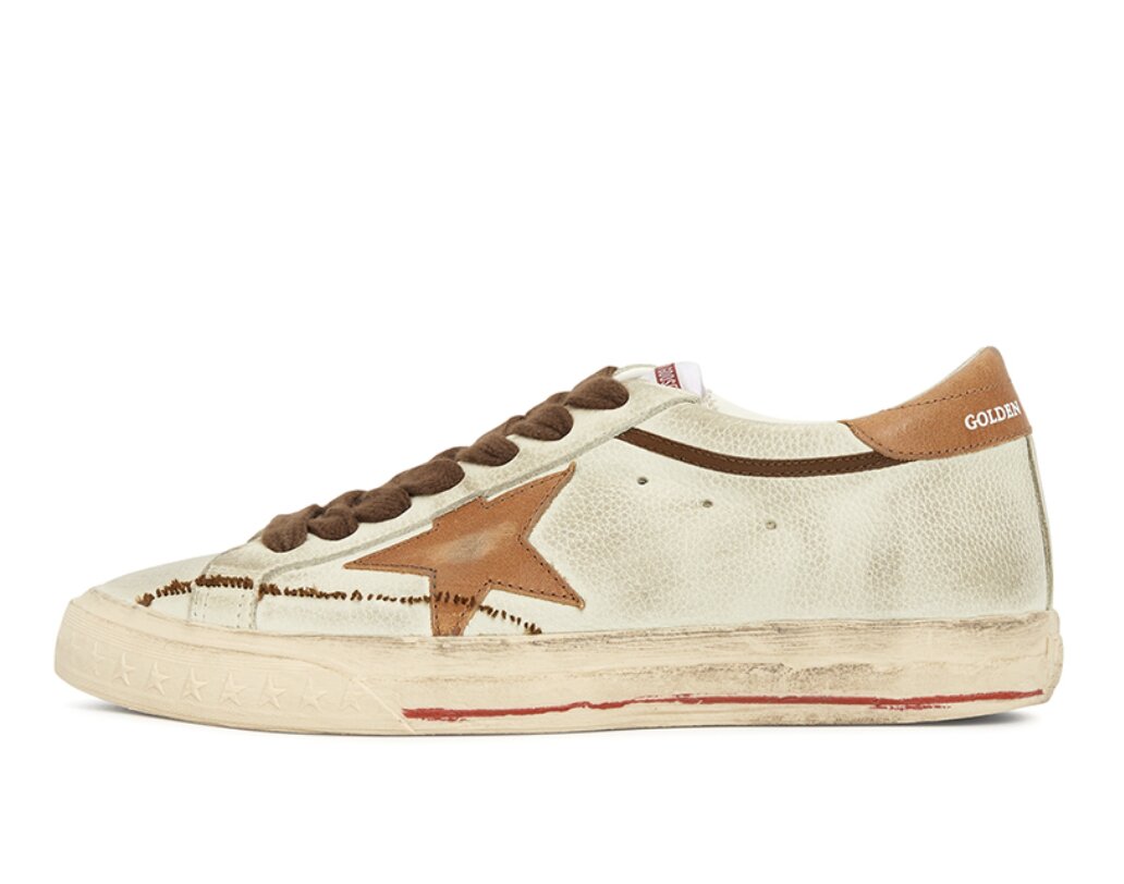 Golden Goose Superstar Leather Sneakers Beige GMF00758-F008110-15400