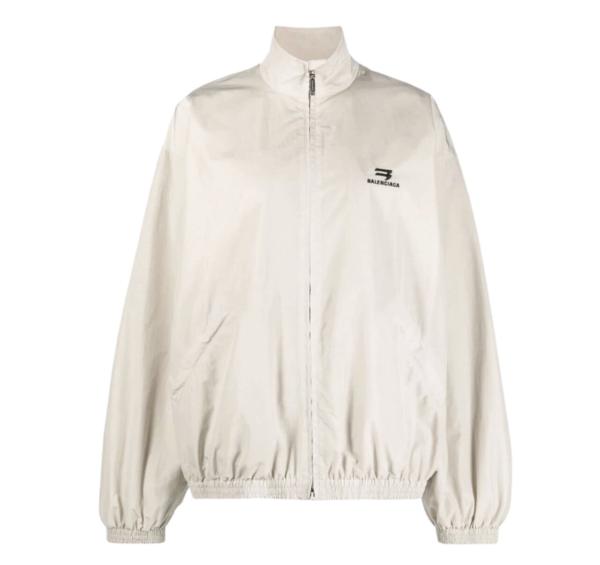 (W) Balenciaga Tracksuit Jacket Beige