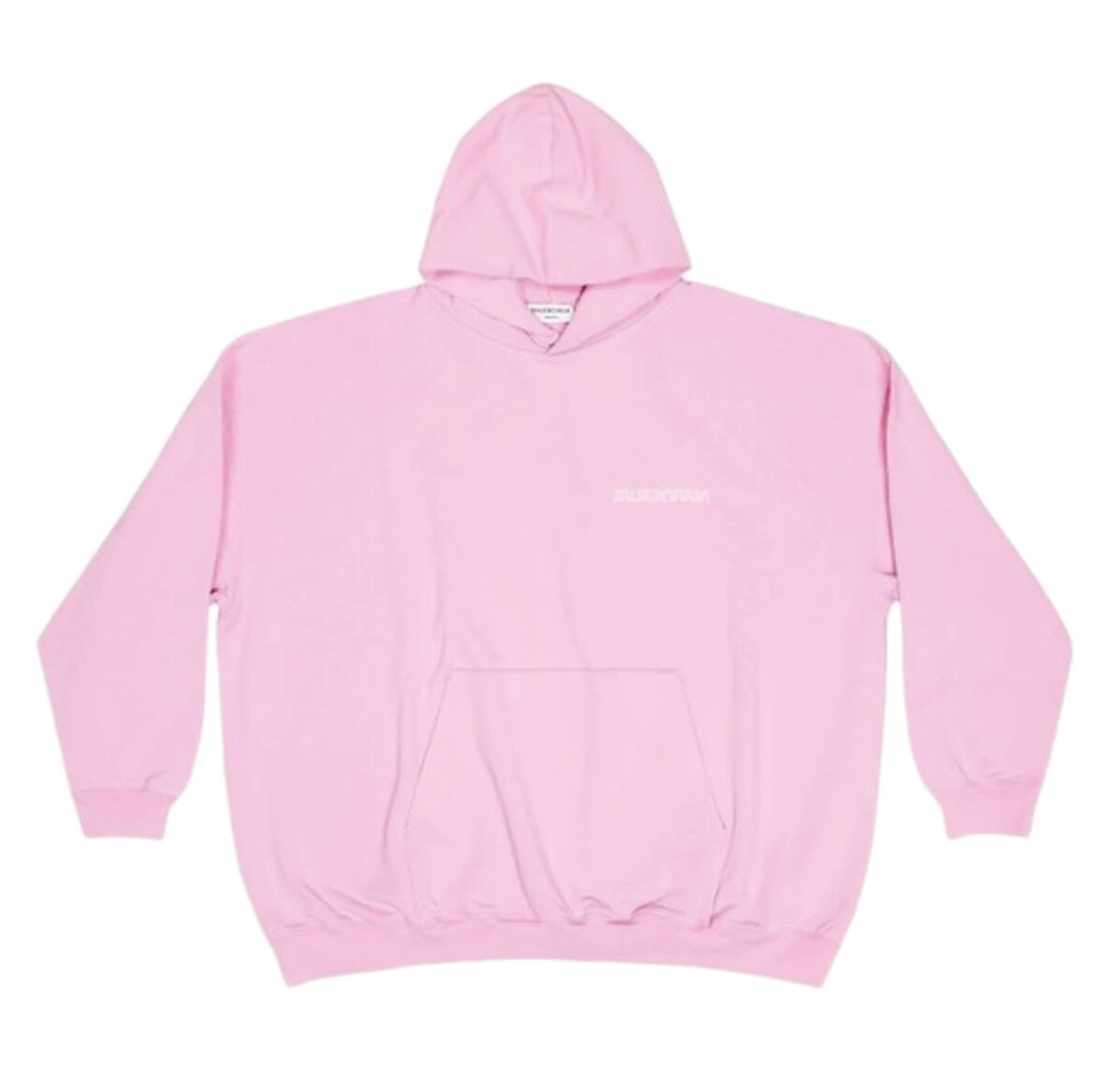 Balenciaga Large Fit Hoodie Pink