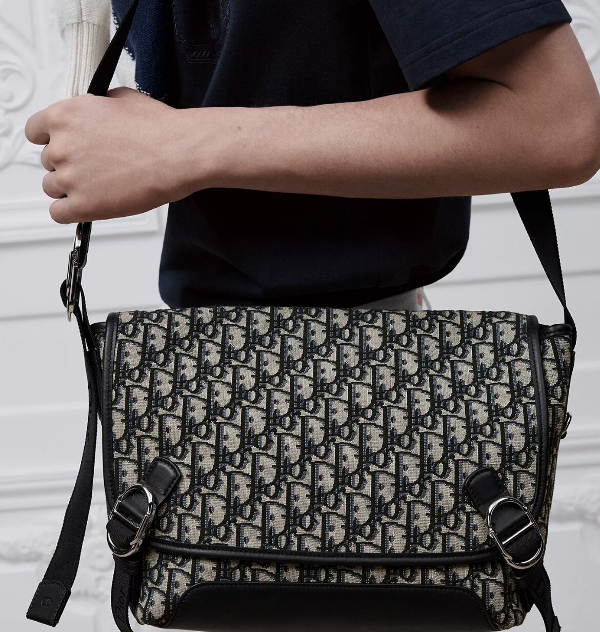 Small Dior Jett Messenger Bag with Flap
