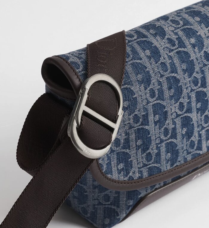Mini Dior Jett Messenger Bag with Flap