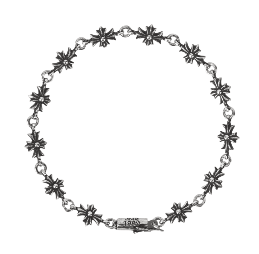 Chrome Hearts Tiny E CH Plus Bracelet Silver