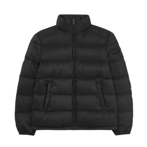 Prada Triangle Logo Down Jacket Black