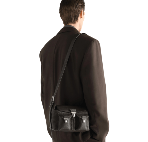 MINI SOFT GEAR BAG IN BUBBLE LAMBSKIN Pepe