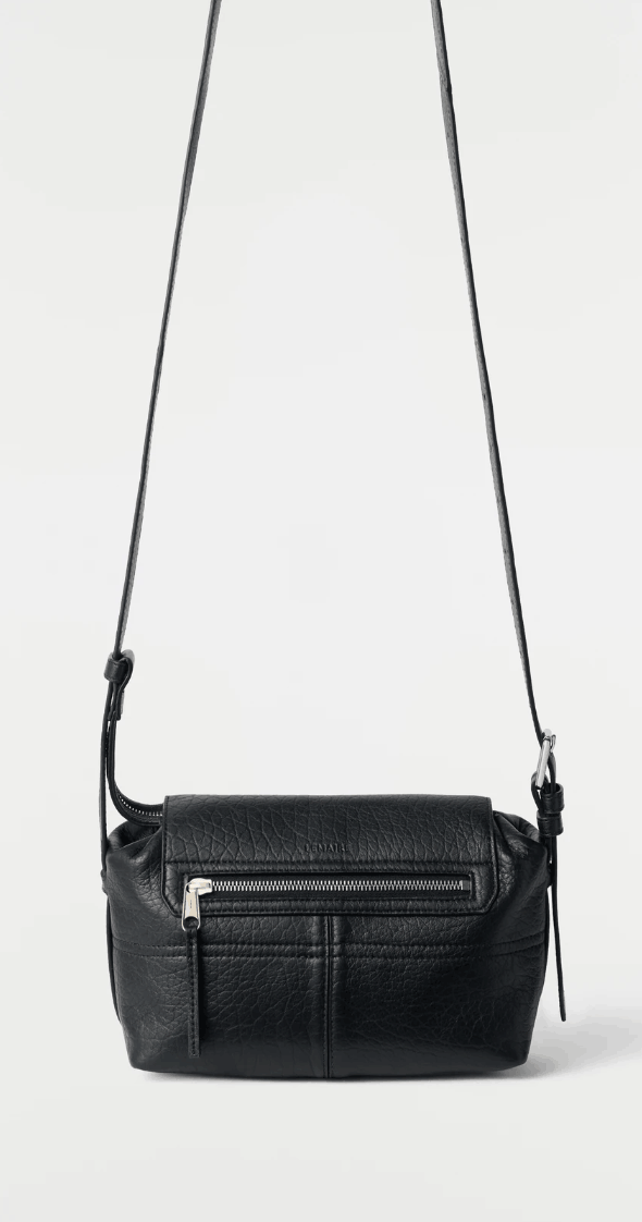 MINI SOFT GEAR BAG IN BUBBLE LAMBSKIN Black