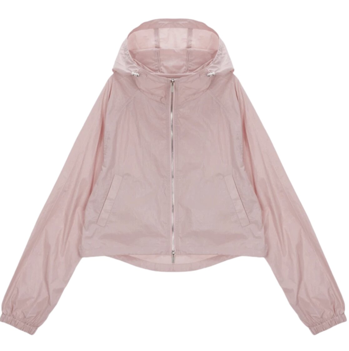 (W) Matin Kim Matin Crop Hoody Coating Jumper Pink