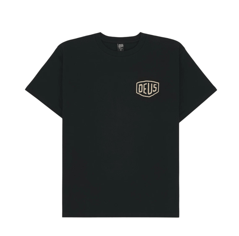 Deus Ex Machina Deus Seoul College Address T-Shirt Black