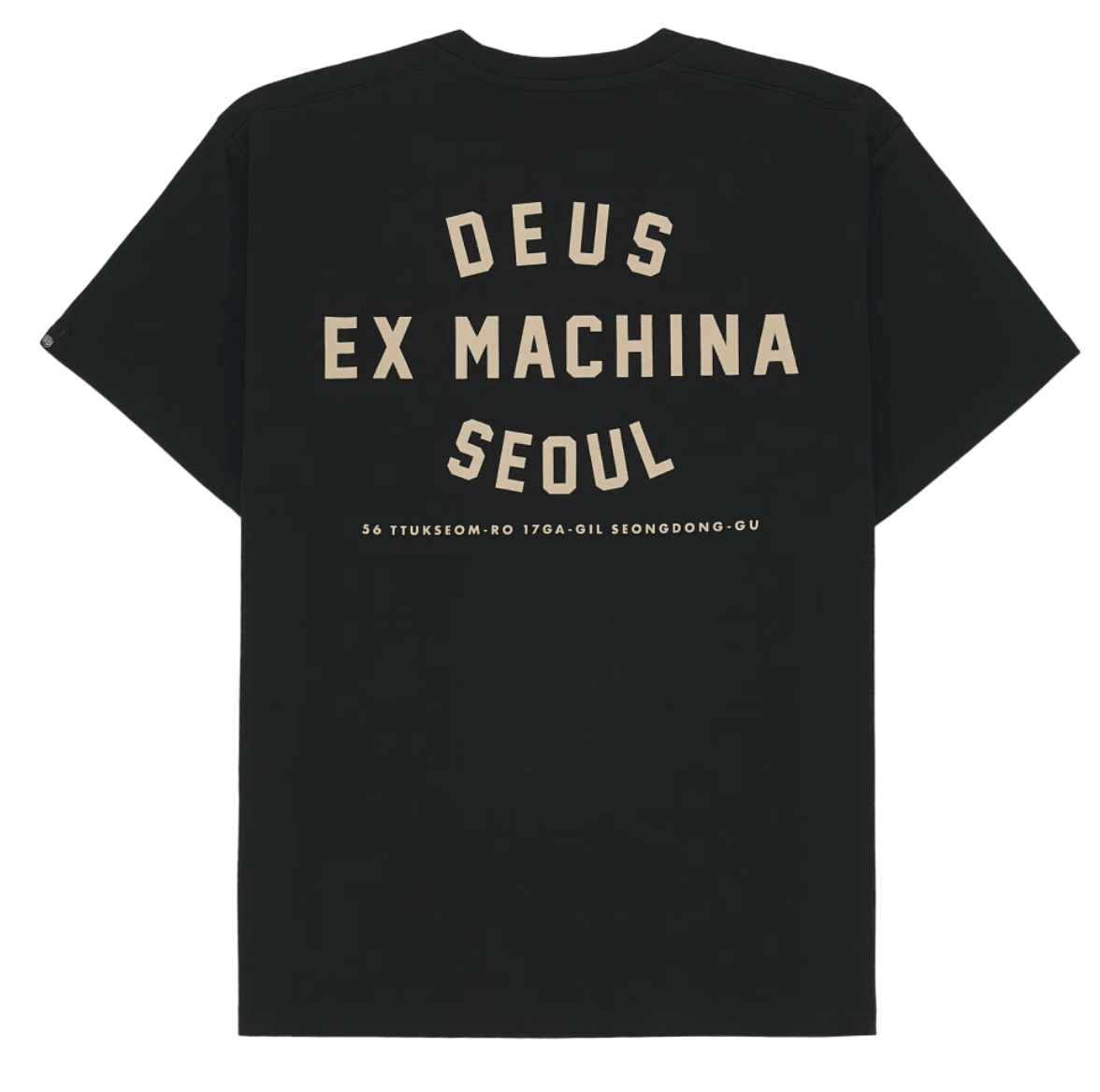 Deus Ex Machina Deus Seoul College Address T-Shirt Black