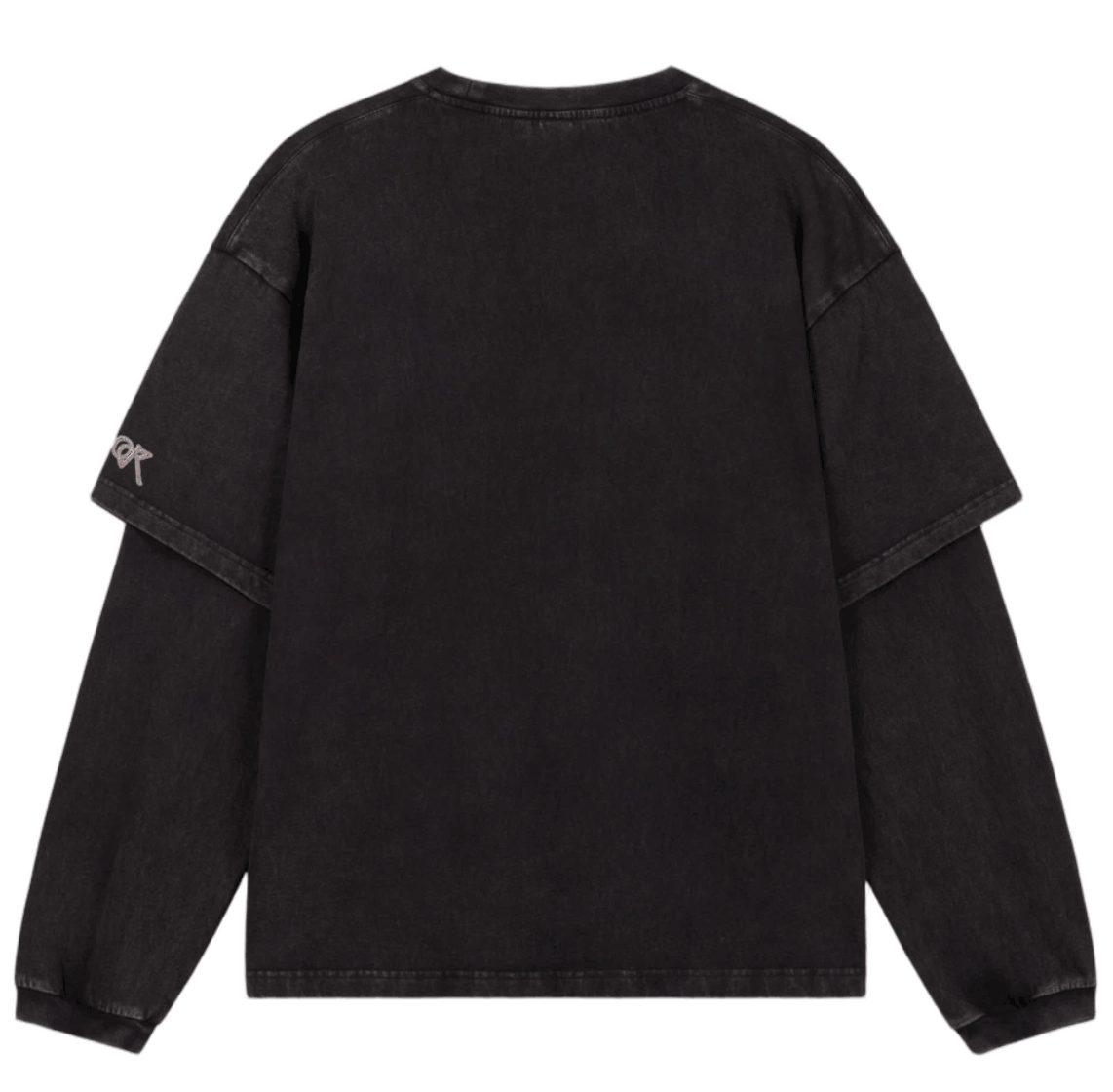 Deus Ex Machina Layered L/S T-Shirt Charcoal