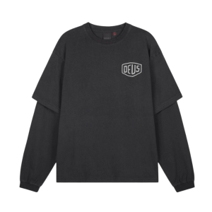 Deus Ex Machina Marsden Layered L/S T-Shirt Black