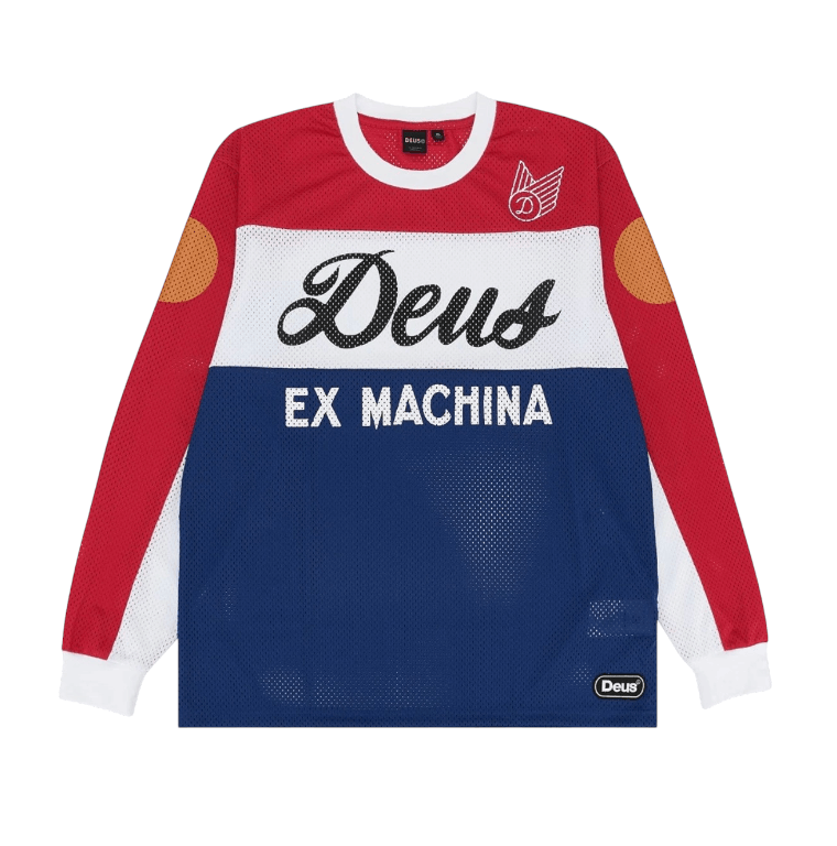 Deus Ex Machina Saber Moto Jersey Red