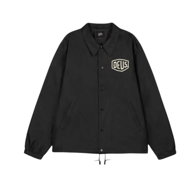 Deus Ex Machina Korea College Coach Jacket Black