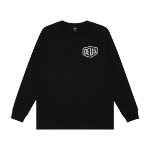 Deus Ex Machina Tokyo Asakusa Address Long Sleeve T-Shirt Black