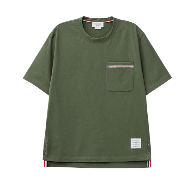 Thom Browne Short Sleeve T-Shirt Green