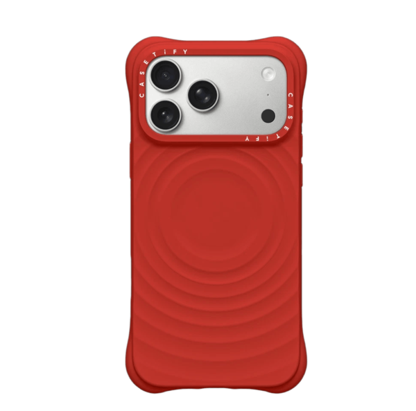 Casetify iPhone MagSafe Ripple Case Tomato Red