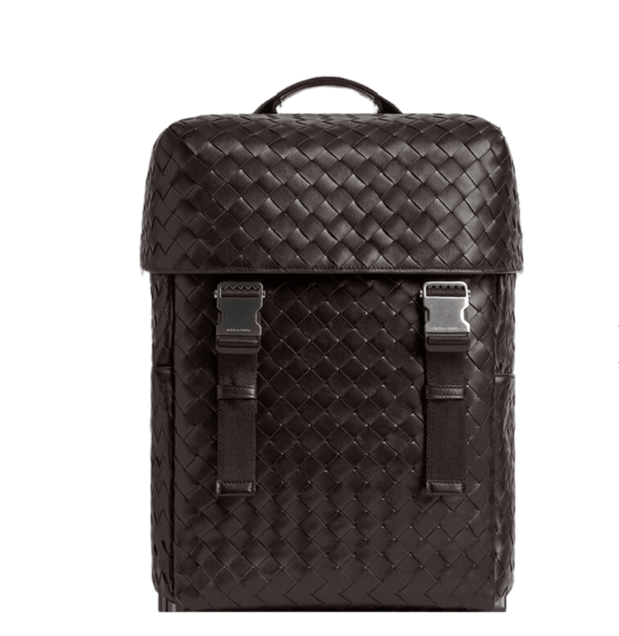 Bottega Veneta Intrecciato Flap Backpack Fondant