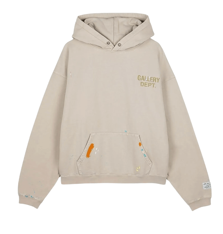 Gallery Dept. Long-Sleeve Hooded Sweatshirt - Nude