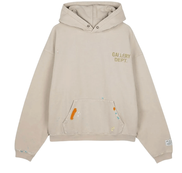 Gallery Dept. Long-Sleeve Hooded Sweatshirt - Nude