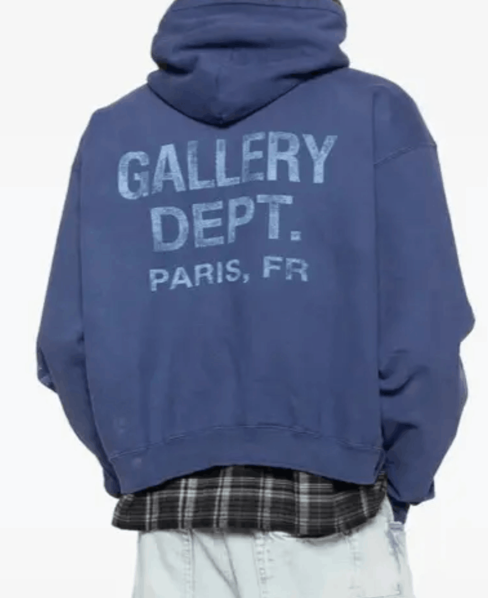 Gallery Dept. Long-Sleeved Hooded Sweatshirt With Zip 