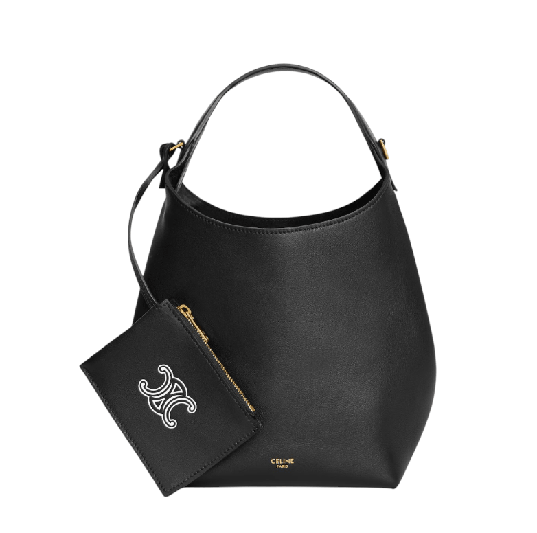  SMALL HOBO IN SUPPLE SMOOTH CALFSKIN  