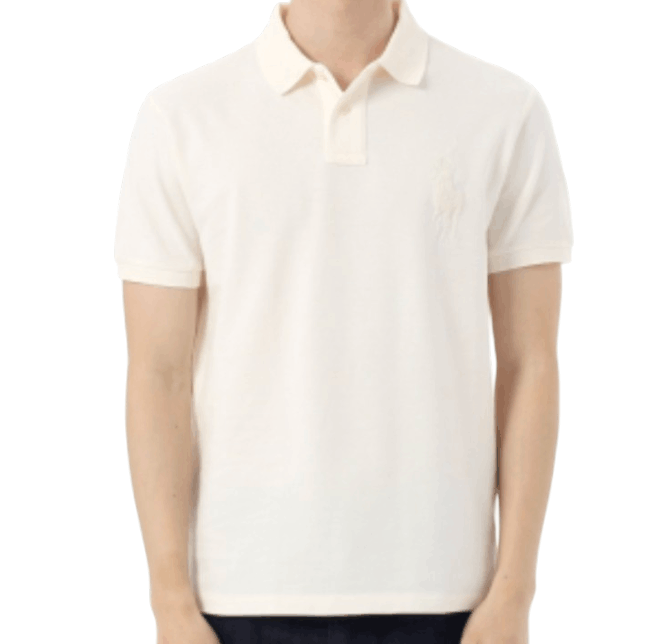 POLO RALPH LAUREN BIG PONY MESH MEN'S CUSTOM SLIM FIT POLO SHIRT