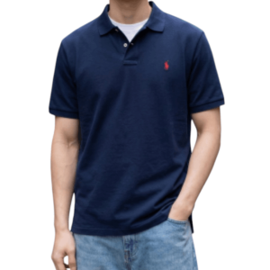 Polo Ralph Lauren Basic navy polo shirt