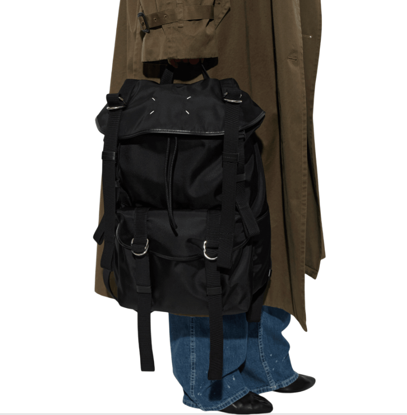 Margiela High Tech Medium Backpack in Black