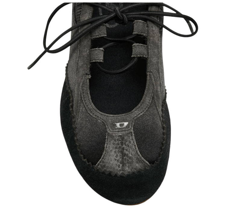 D-Mile lace-up ballerinas