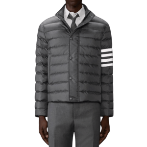 SHINY RIPSTOP LIGHTWEIGHT DOWN FILLED 4-BAR JACKET