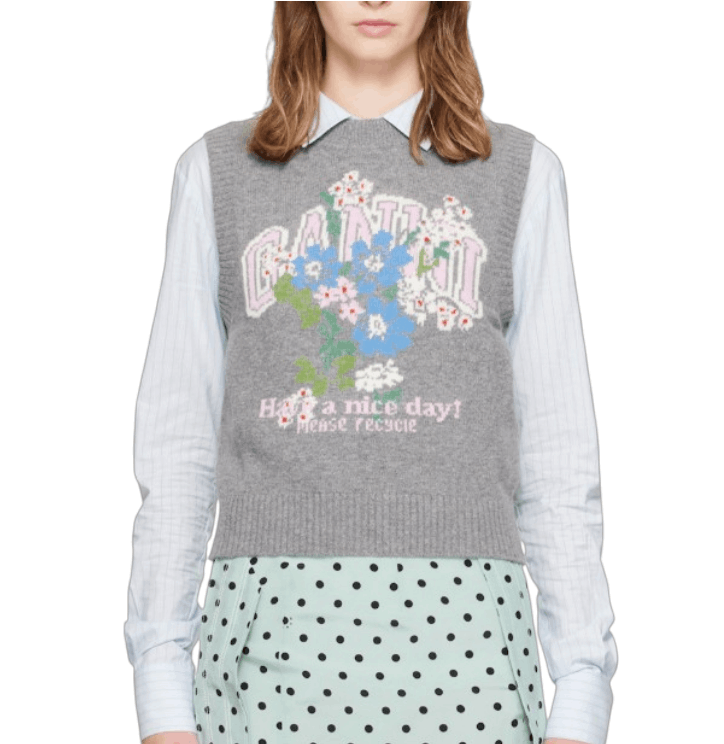 Vest with Flowers 