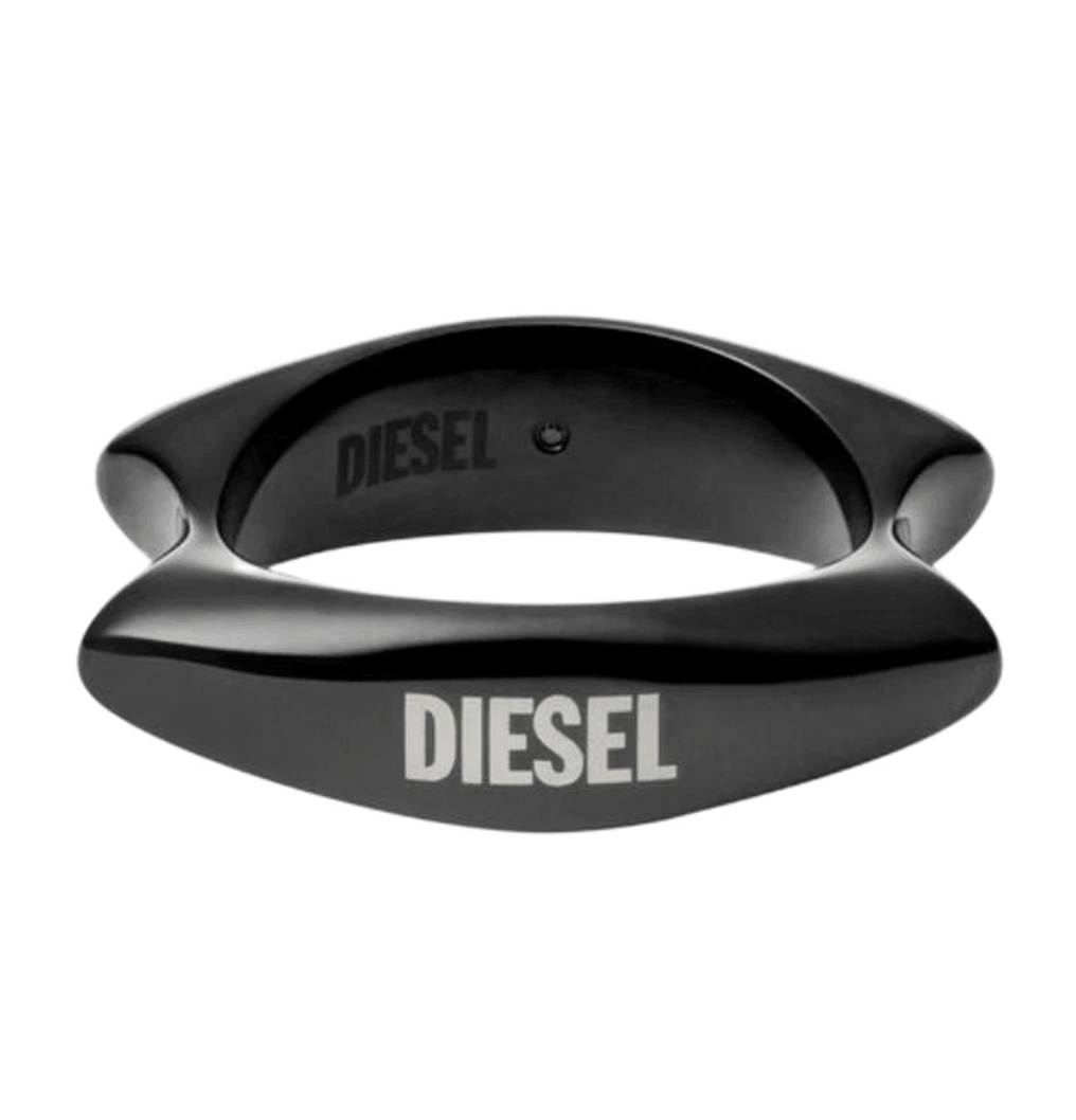 Diesel Dx1632001 Stainless Steel Band Ring Black