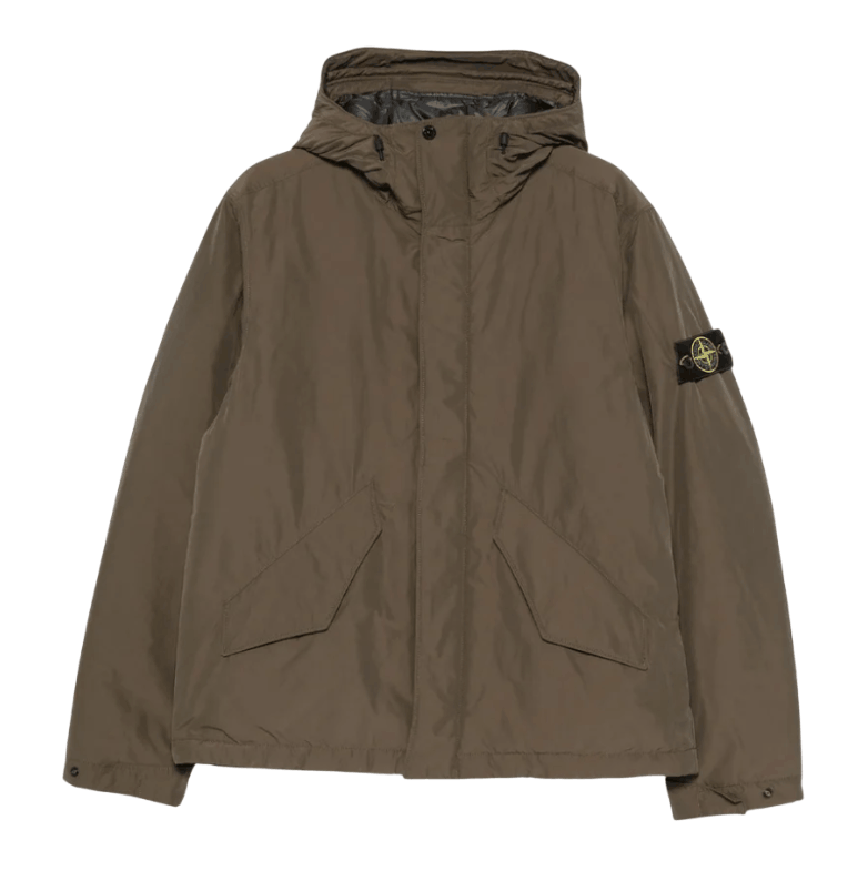 4100010 Micro Twill Padded Hooded Jacket 