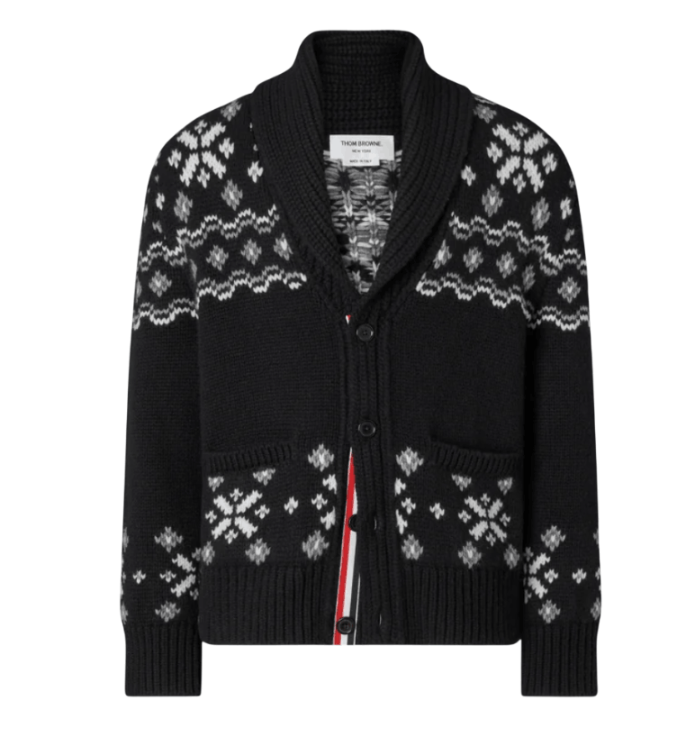 ICELANDIC FAIR ISLE CASHMERE CARDIGAN