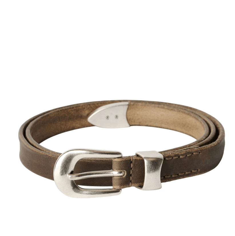 2 CM BELT Sundried Clay Leather