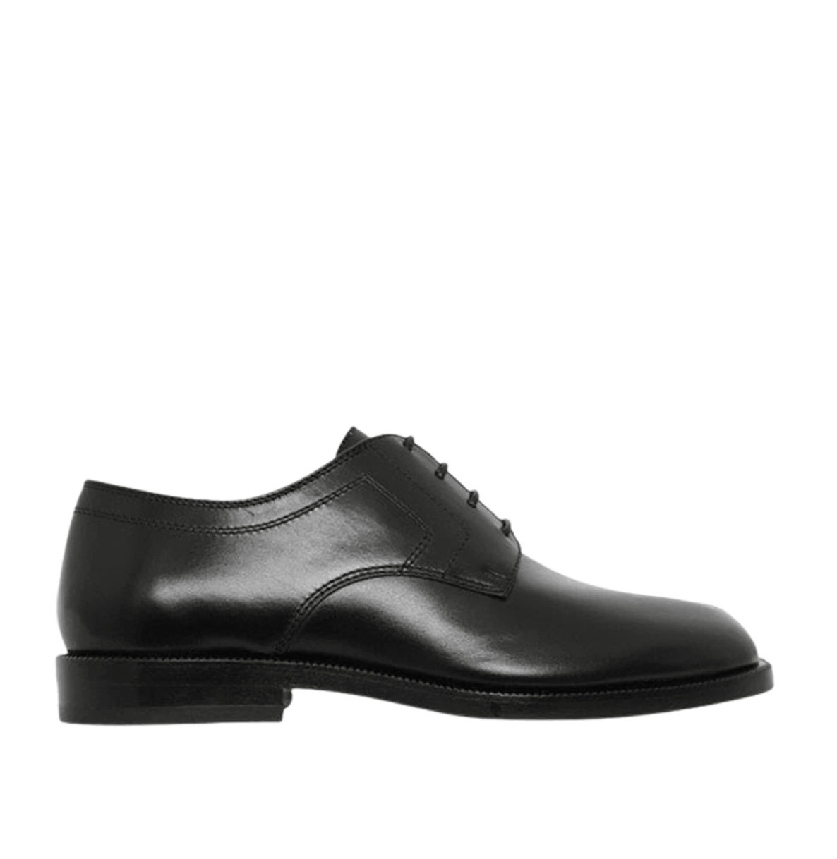 (W) Maison Margiela Tabi Leather Brogue Black