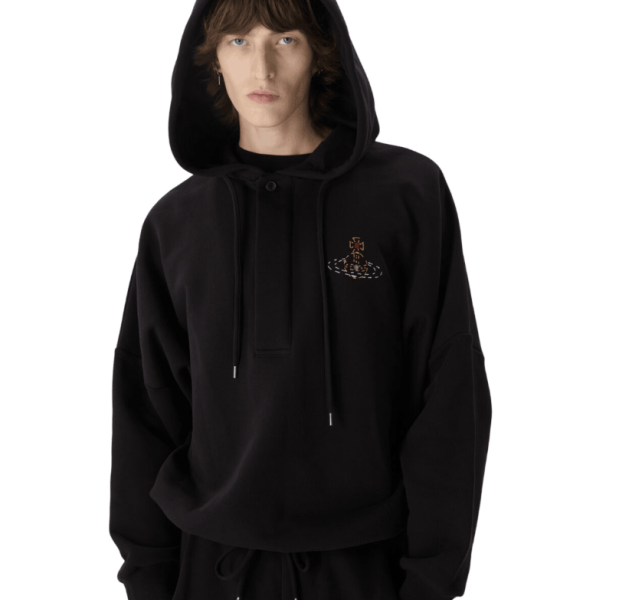 Batwing Orb Logo Hooded Sweatshir 