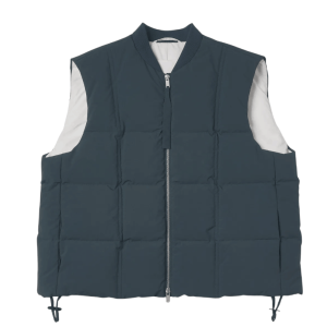 JIL SANDER Down Vest - Petrol 