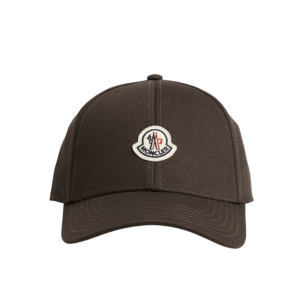 Moncler Logo Baseball Cap Brown 