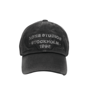 Acne Studios - Screenprint baseball cap - Black