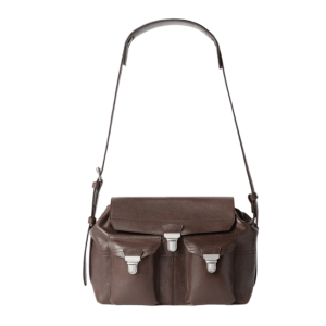 Lemaire Medium Gear Bag in Leather Cherrywood