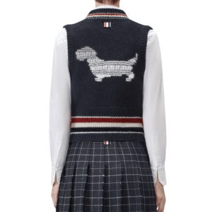 DONEGAL RWB STRIPE HECTOR POINTELLE VEST