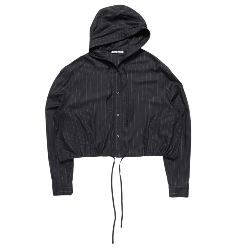 Button-up wool overshirt