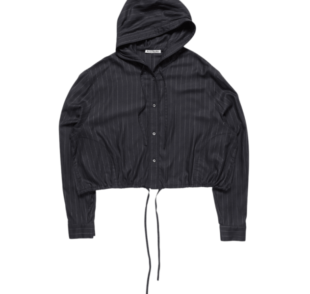 Button-up wool overshirt