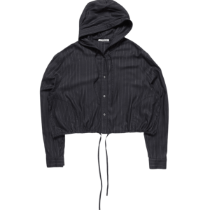Button-up wool overshirt