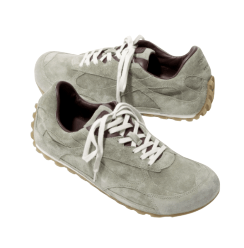 Bottega Veneta GREEN Suede sports shoes 