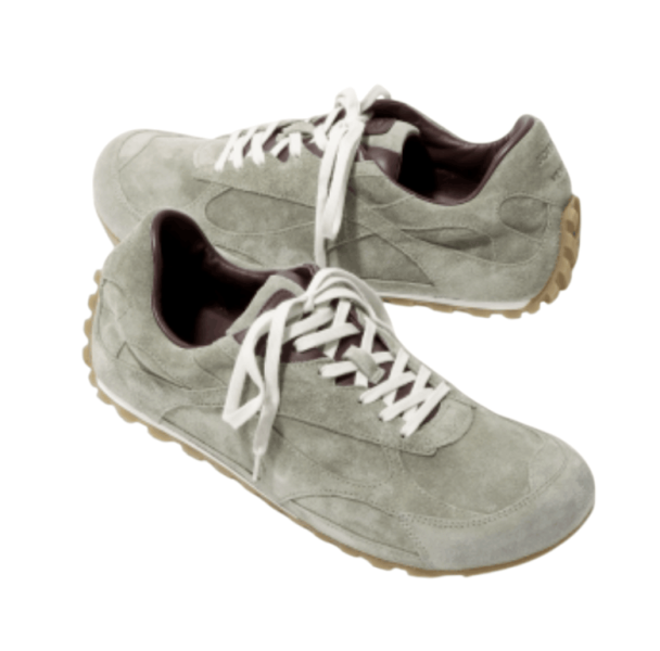 Bottega Veneta GREEN Suede sports shoes 