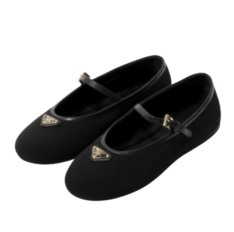 Fabric ballerinas